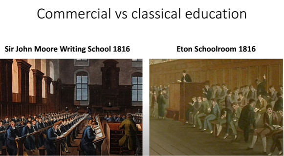 commercial v classical education pic
